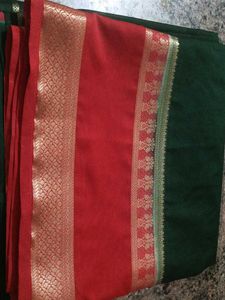Elegant Green Saree