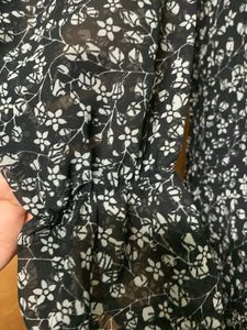 With Tag Gorgeous Black  Floral Print Dress