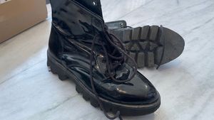 Black Patent Boots