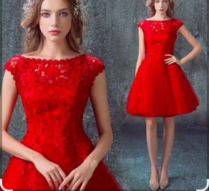 Red Lace Mini Dress
