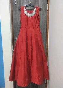 Red Party Wear Gown