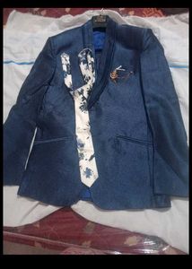 Stylish Blue Suit Set