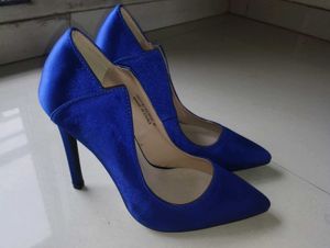 Lost Ink Sexy Blue High Heels