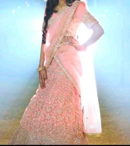 Elegant Peach Lehenga