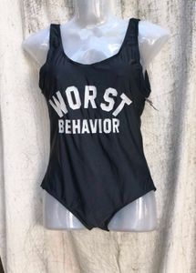 32119. Black Swimsuit - Worst Behavior