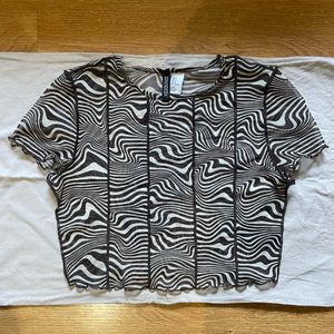 y2k mesh top (h&amp;m)