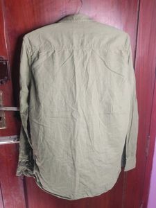 Olive Green Casual Shirt