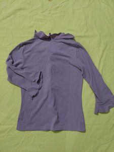 Lavender long sleeve top