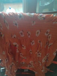 Floral Print Long Frock