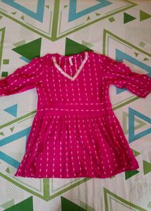 Pink Printed Blouse