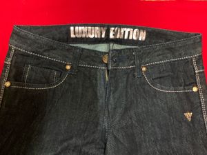Women’s Navy And Black Guess Jeans