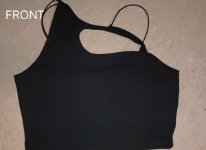 Black Basic Fashion Top