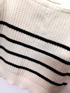 Striped Knit Crop Top