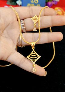 Gold Plated Necklace &amp; Earring Set