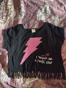 Black Westside Crop top
