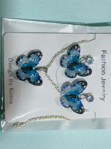 Butterfly Necklace &amp; Earring Set