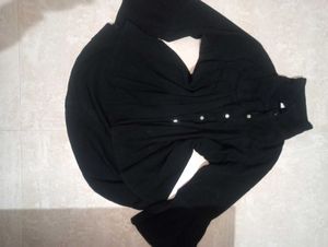 Black Collar Top
