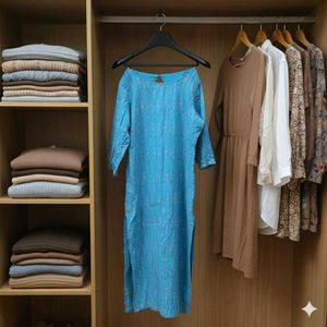 Blue Ikat Dress