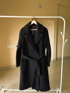 Elegant Black Trench Coat