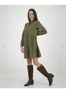 Olive Shirt Dress