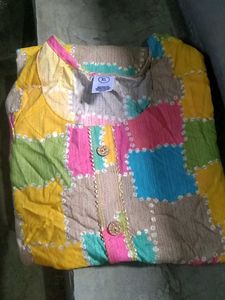 Colorful Patchwork Kurti