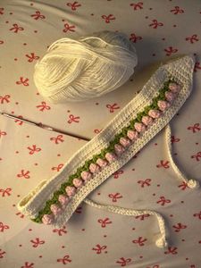 Crochet Floral Headband