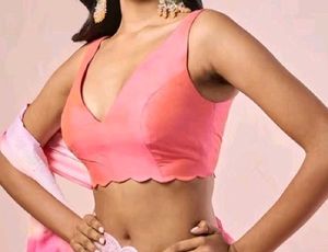Padded Cotton Silk Blouse