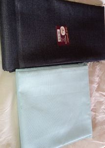 Two Pair Of Unstitched Pant Shirt For Man 💗