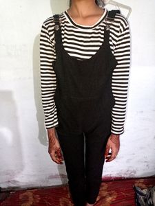Traditional Dungaree Pant with Top Jumpsuit girl