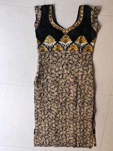 Long Beutiful Kurti With Work