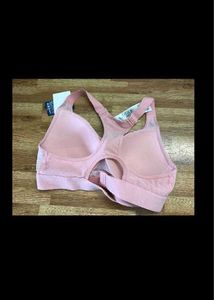 Pink Sports Bra