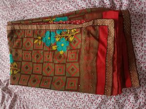 2 Set Combo Georgette Saree