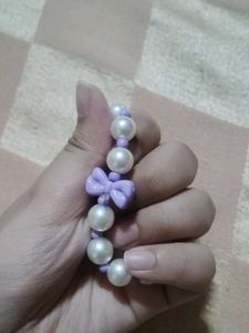 Pearl Bracelet with Bow