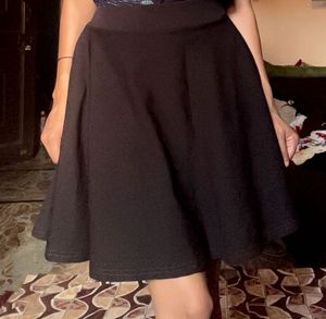 Black Skater Skirt