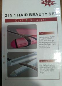 Beauty NOVA 2 IN 1 HAIR STRAIGHTENER AND CURLER