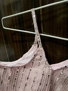 Pink Sequin Top