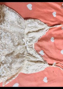 White Lace Mini Dress