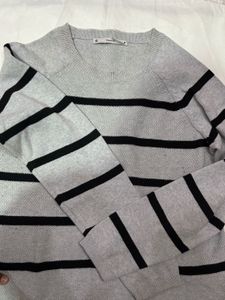 Striped Pullover Sweater