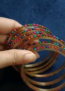 Colorful Beaded Bangles