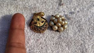 Antique Pendant Duo - Unique Vintage Charm