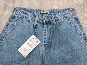 GASNA Light Wash Korean Jeans