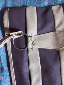 Striped Tote Bag 3 Compartment