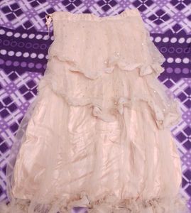 Elegant Peach Lehenga Choli with dupatta Set