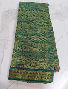 Elegant Green Silk Saree