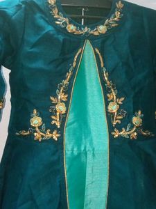 Brand New Gown With Beautiful Worked Shrug
