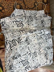 Ginger typography print bodycon mini dress
