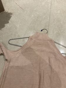 Shoulder Cut Out Sweater
