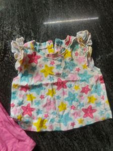 Girls Stylish Dress Midi With T Shirt