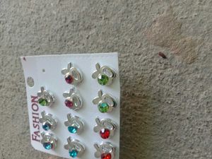 Colorful Apple Stud Earrings