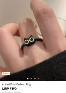 Animal Print Fashion Ring 💍